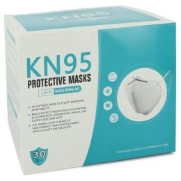 Kn95 Mask Thirty (30) Kn95 Masks, Adjustable Nose Clip, Soft Non-woven Fabric, Fda And Ce Approved (unisex) 1 Size For Women