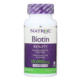 Natrol Biotin - 10000 mcg - 100 Tablets (SKU: 610907)