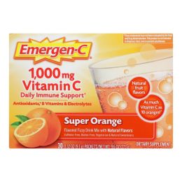 Alacer - Emergen-C 1000 mg Vitamin C - Super Orange - 30 Packet (SKU: 350900)