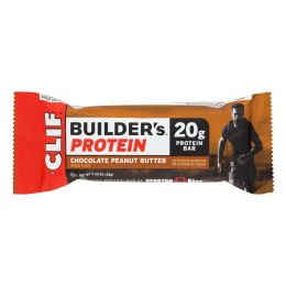 Clif Bar Builder Bar - Chocolate Peanut Butter - Case of 12 - 2.4 oz (SKU: 446385)