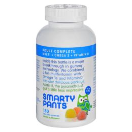 SmartyPants All-in-One Multivitamin Plus Omega 3 Plus Vitamin D Gummies - 180 Pack (SKU: 1137371)