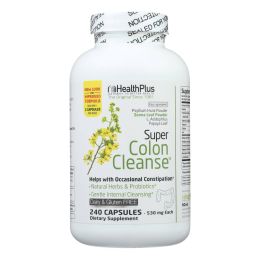 Health Plus - Super Colon Cleanse - 500 mg - 240 Capsules (SKU: 276642)