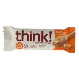 Think Products Thin Bar - Creamy Peanut Butter - Case of 10 - 2.1 oz (SKU: 134155)